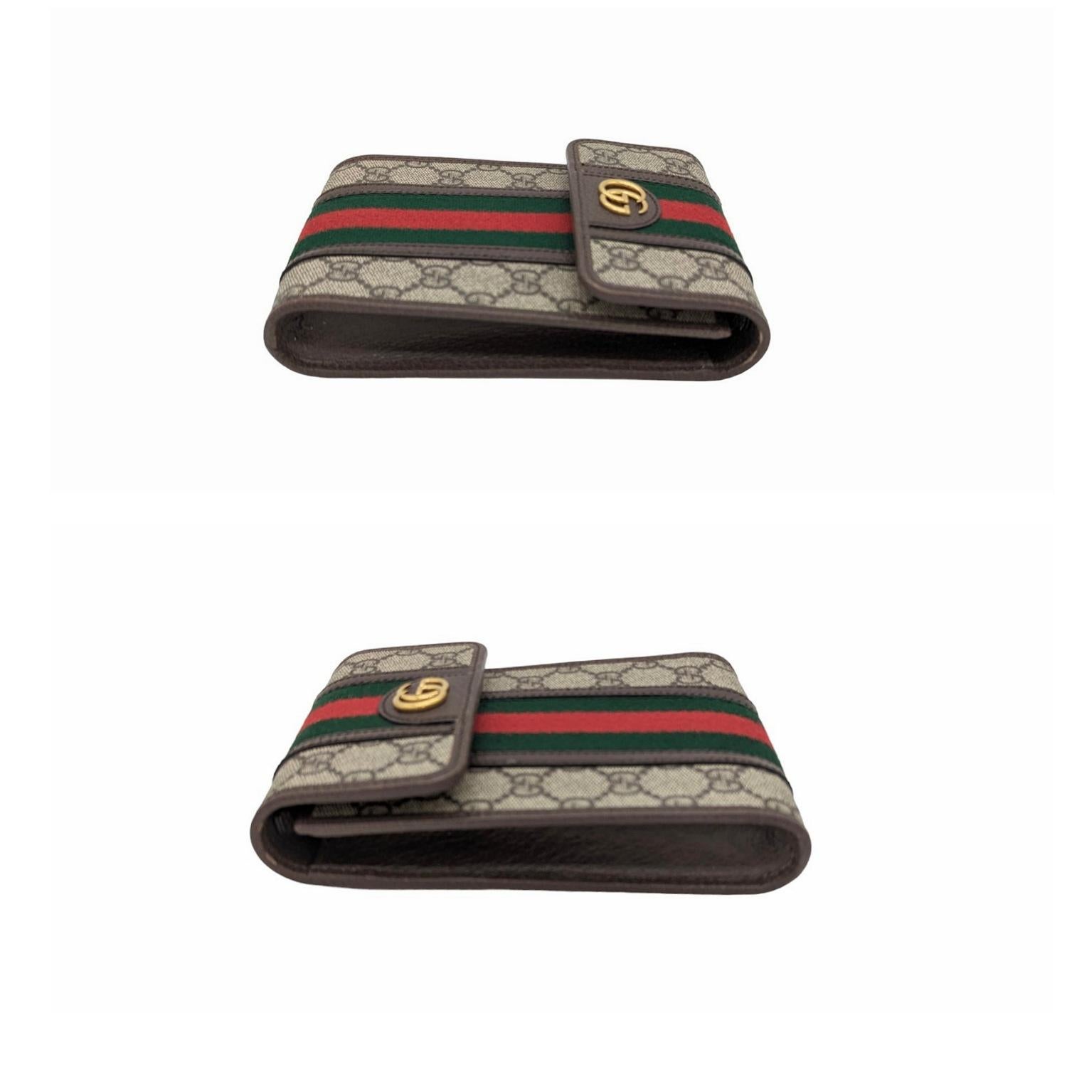 Women's or Men's Gucci GG Supreme Mini Ophidia Vertical Flap Crossbody