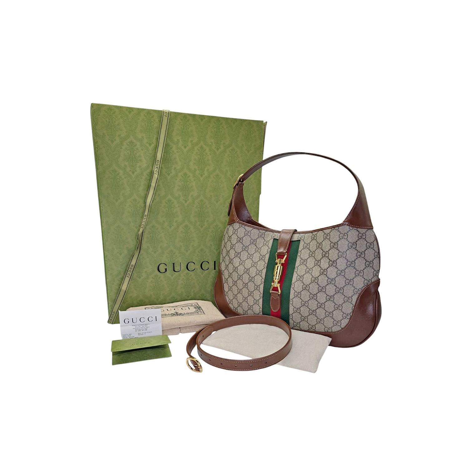 Gucci GG Supreme Monogram Azalea Jackie 1961 Medium Hobo im Angebot 5