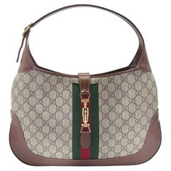 Gucci GG Supreme Monogram Azalea Jackie 1961 Medium Hobo