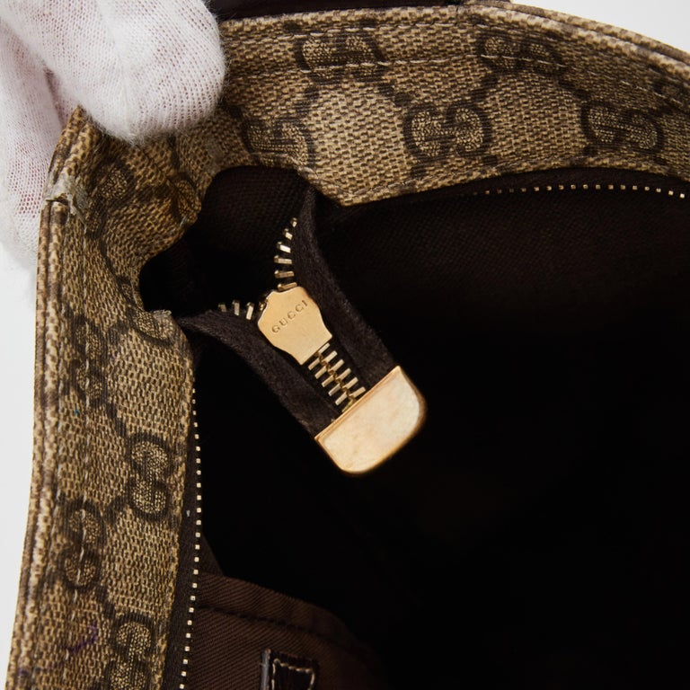 Gucci GG Supreme Monogram Canvas Beige/Ebony Messenger Bag (201446) at  1stDibs | gucci 201446, 201446 gucci, beige/ebony gg supreme canvas