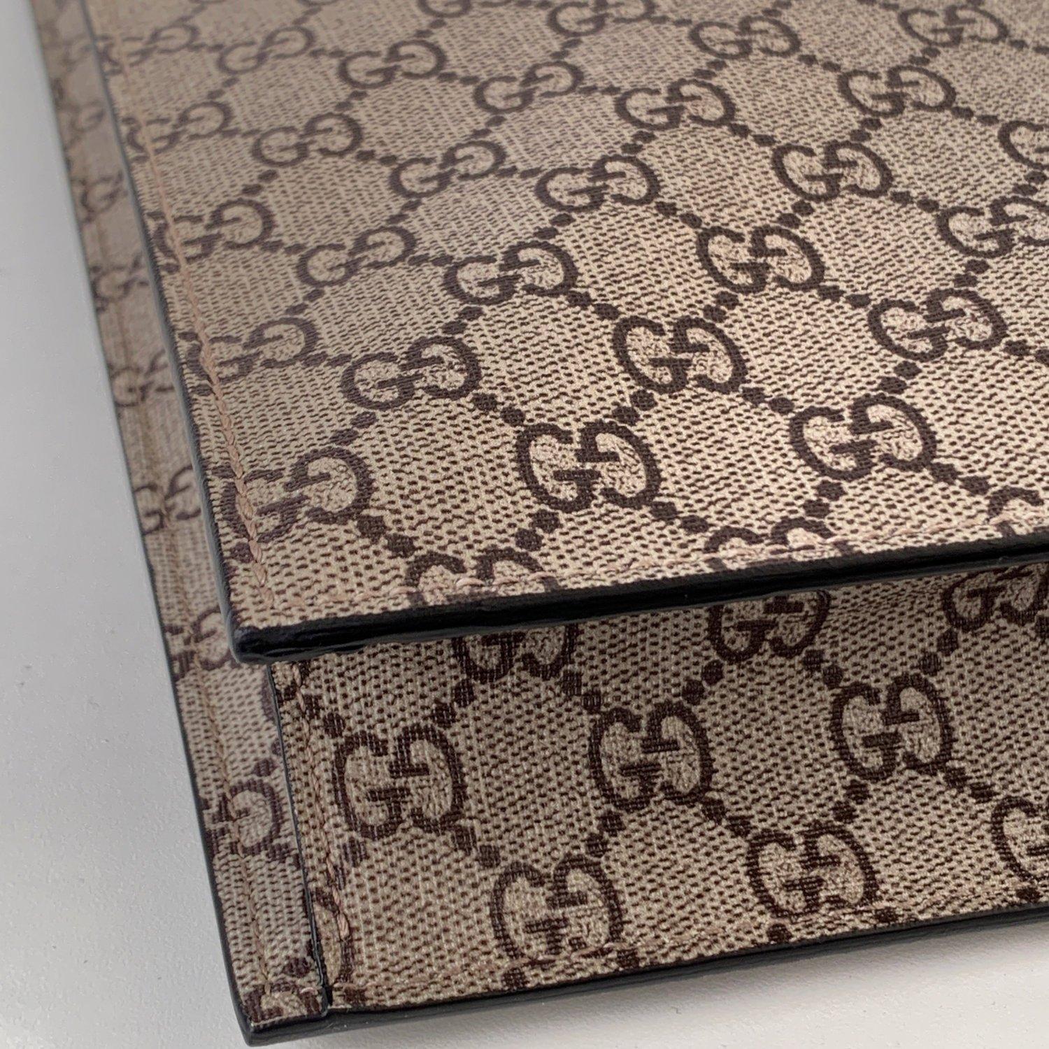 Gucci GG Supreme Monogram Canvas Kingsnake Print Tote Bag 1