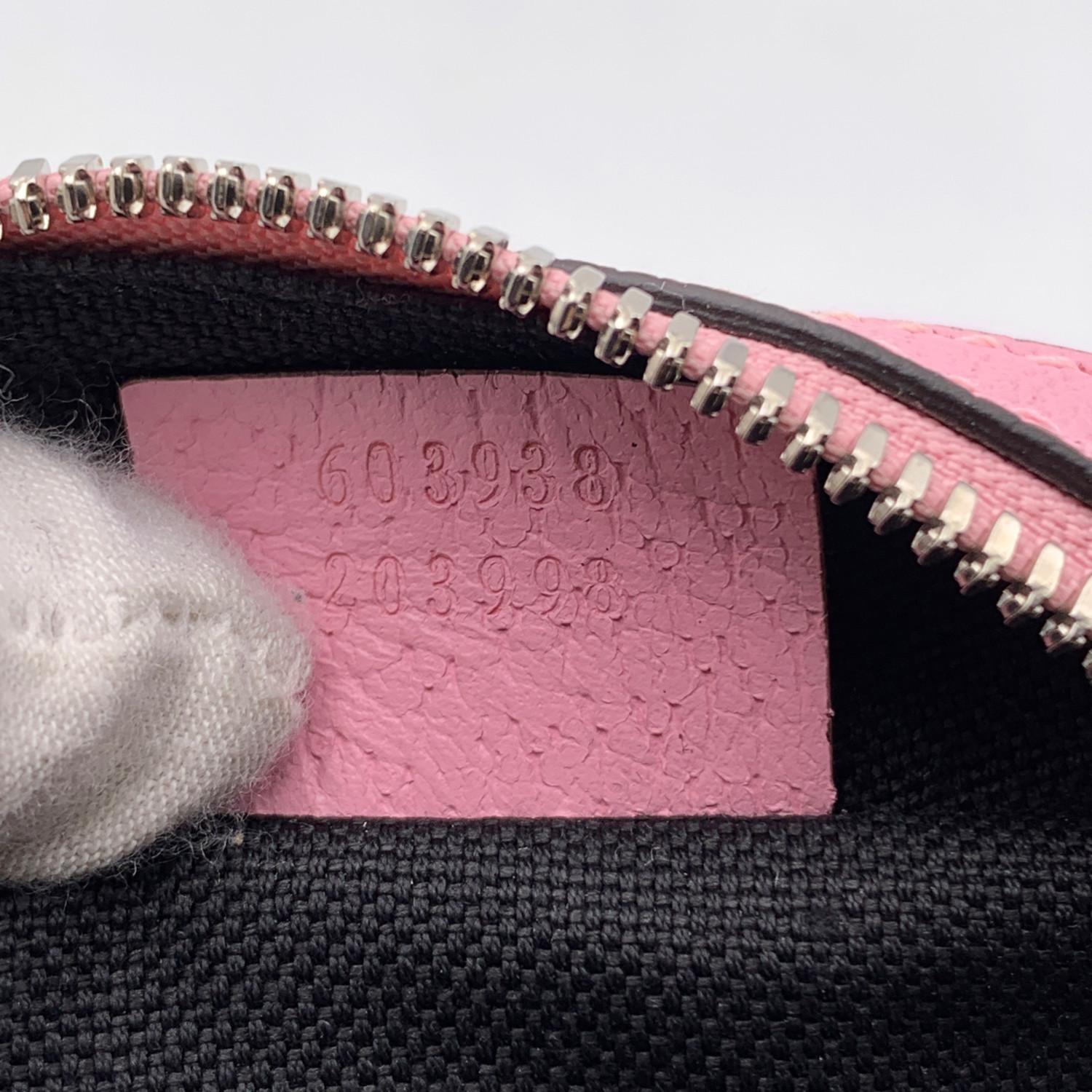Gucci GG Supreme Monogram Canvas Psychedelic Round Shoulder Bag Pink In New Condition In Rome, Rome