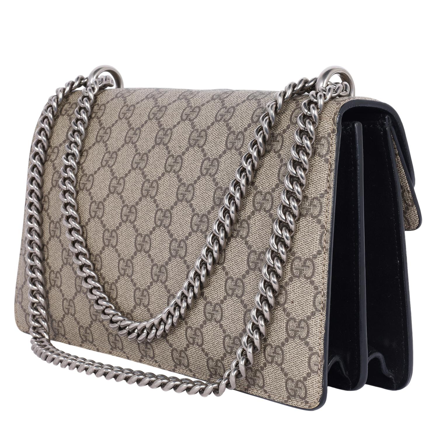 Gucci GG Supreme Monogram Medium Dionysus Shoulder Bag 3
