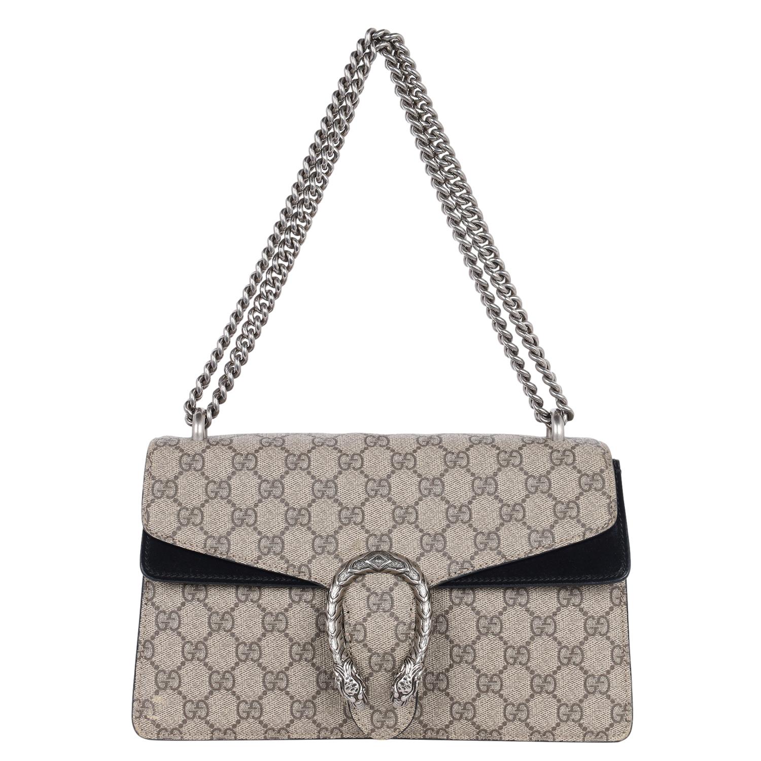 Gucci GG Supreme Monogram Medium Dionysus Shoulder Bag 4