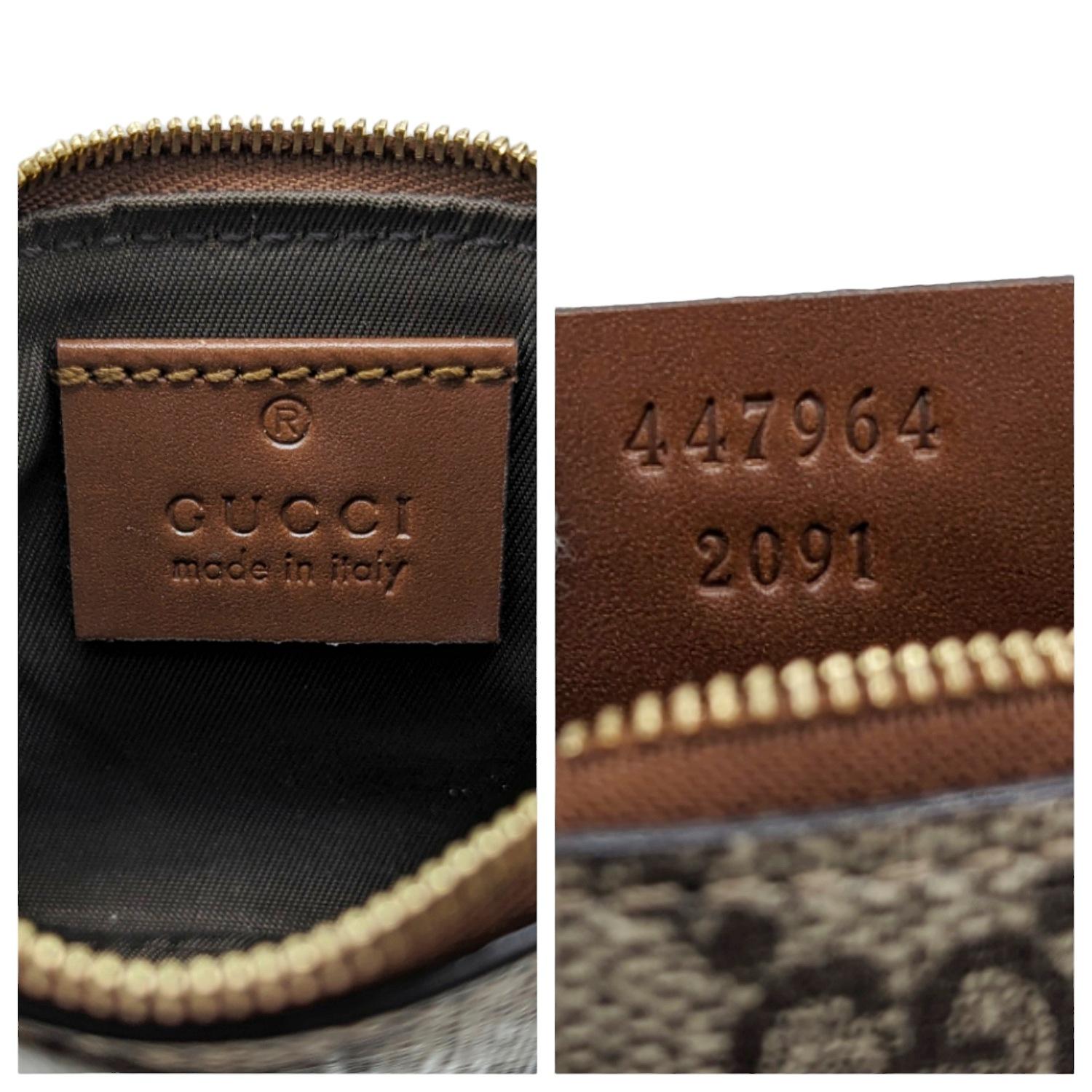 Gucci GG Supreme Monogram Ophidia Key Case Brown For Sale 3