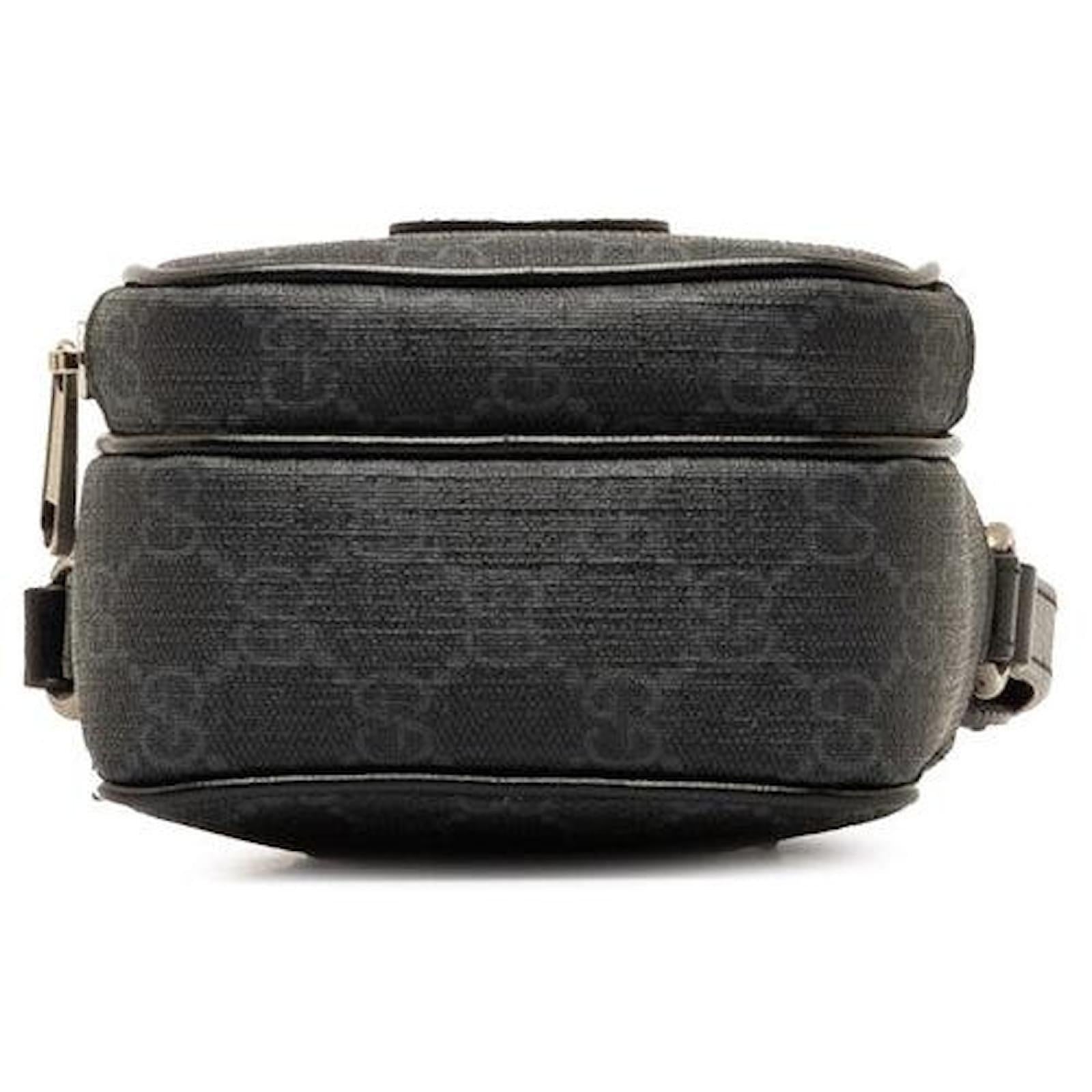 Gucci GG Supreme Monogram Retro Shoulder Bag Black Mini For Sale 1