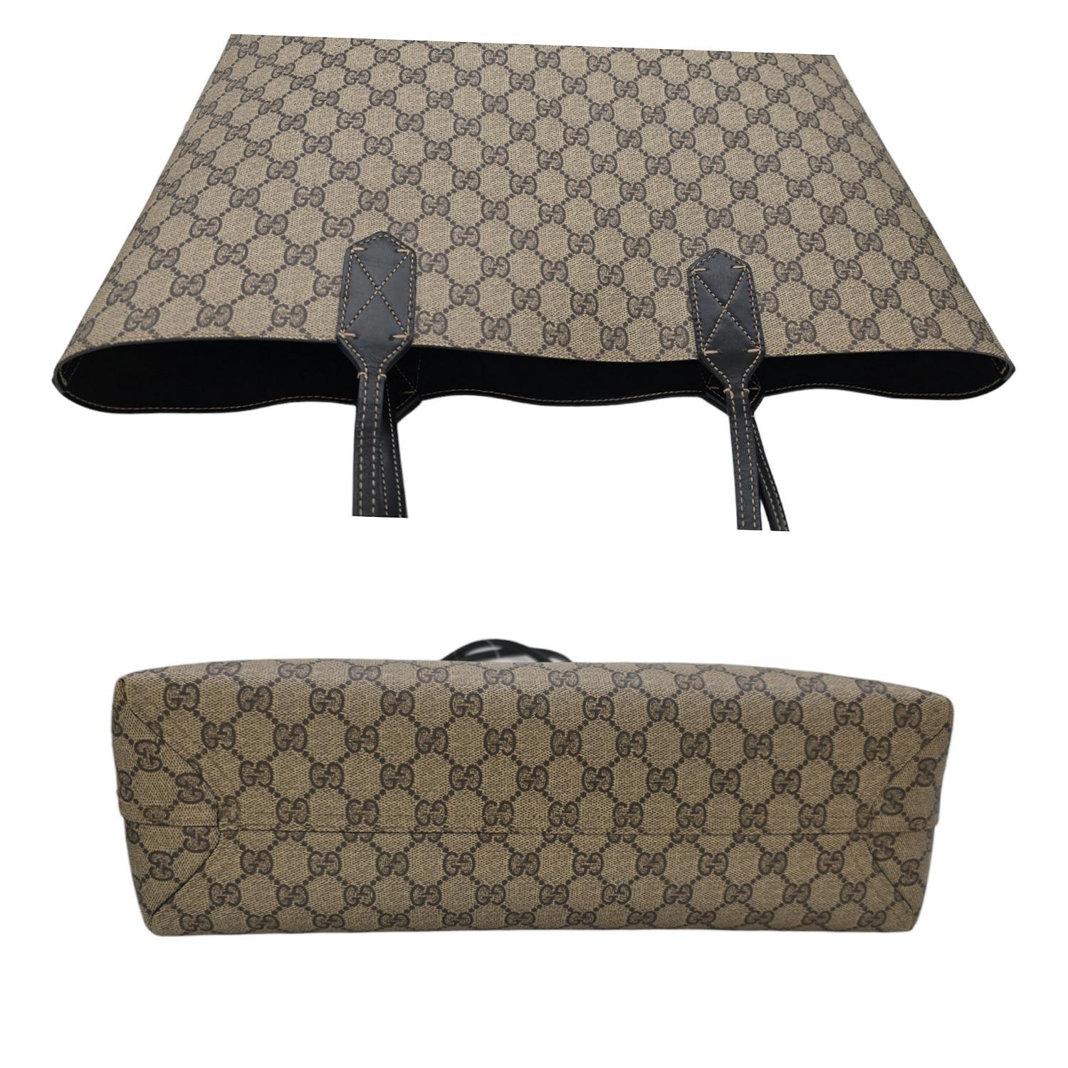 Gucci GG Supreme Monogram Small Reversible Tote For Sale 2