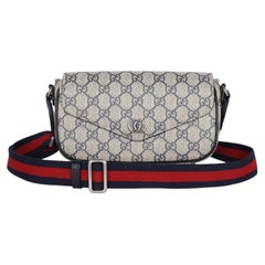 GUCCI GG Supreme Monogram Texturred Dollar Ophidia Bag