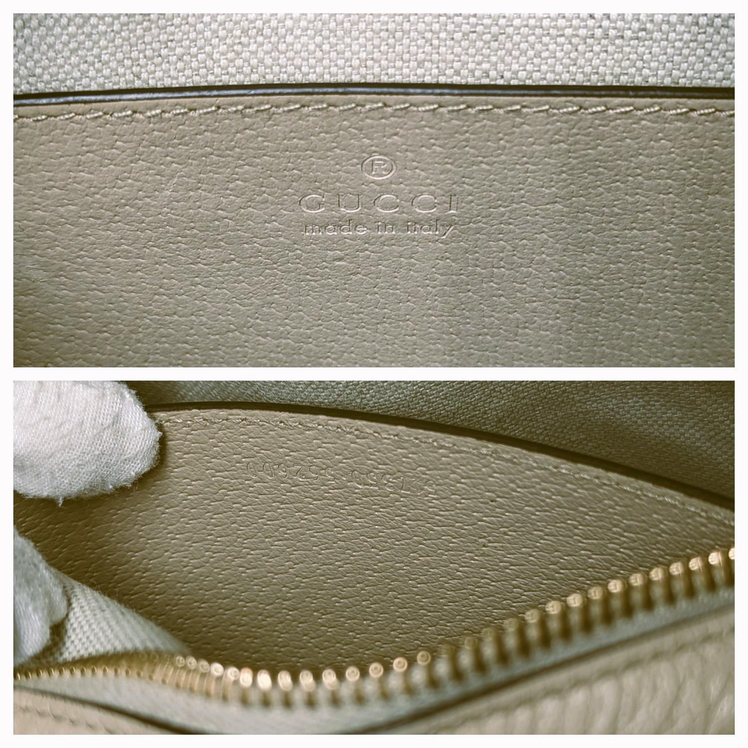 Gucci GG Supreme Monogram Web Mini Ophidia Crossbody White For Sale 4