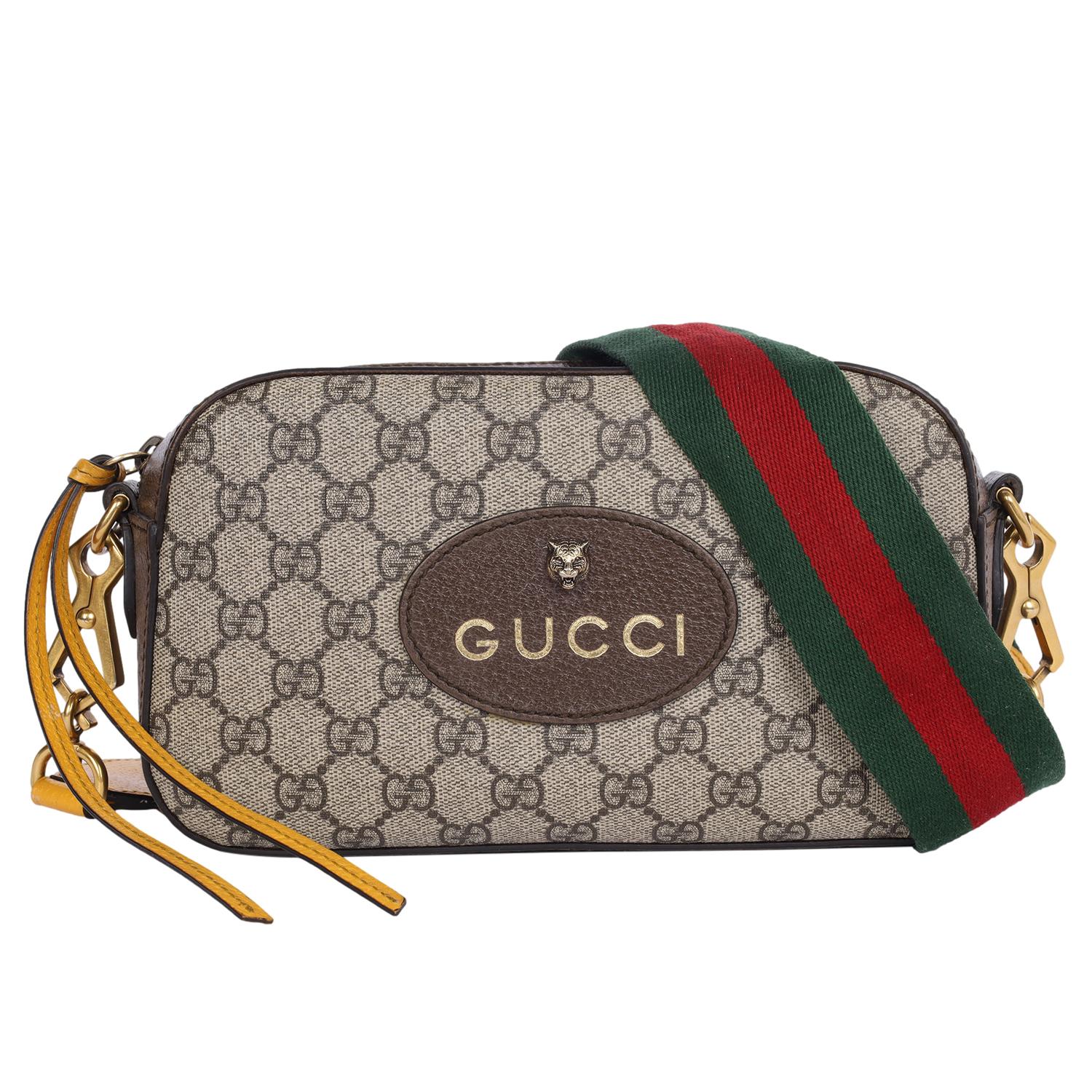 Gucci GG Supreme Monogram Web Neo Vintage Crossbody Bag 6