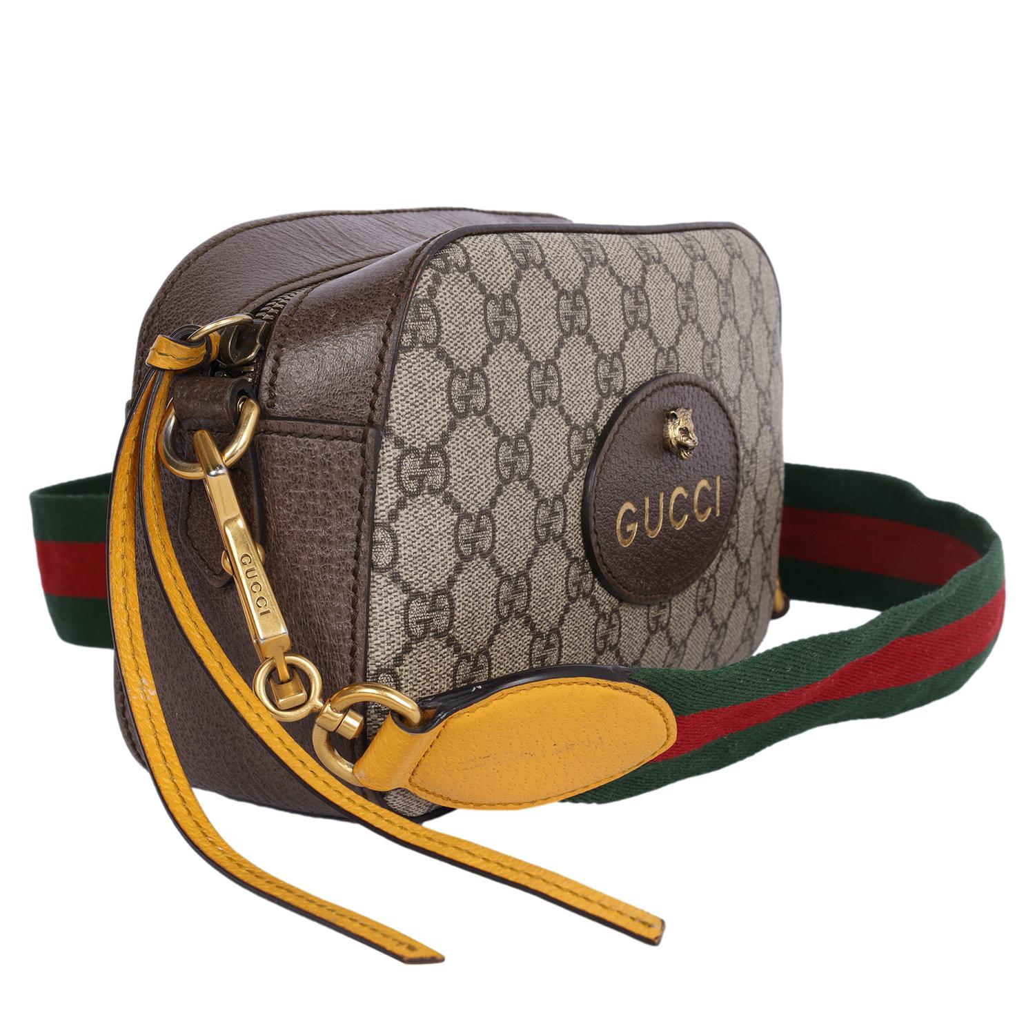 Gucci GG Supreme Monogram Web Neo Vintage Crossbody Bag 1