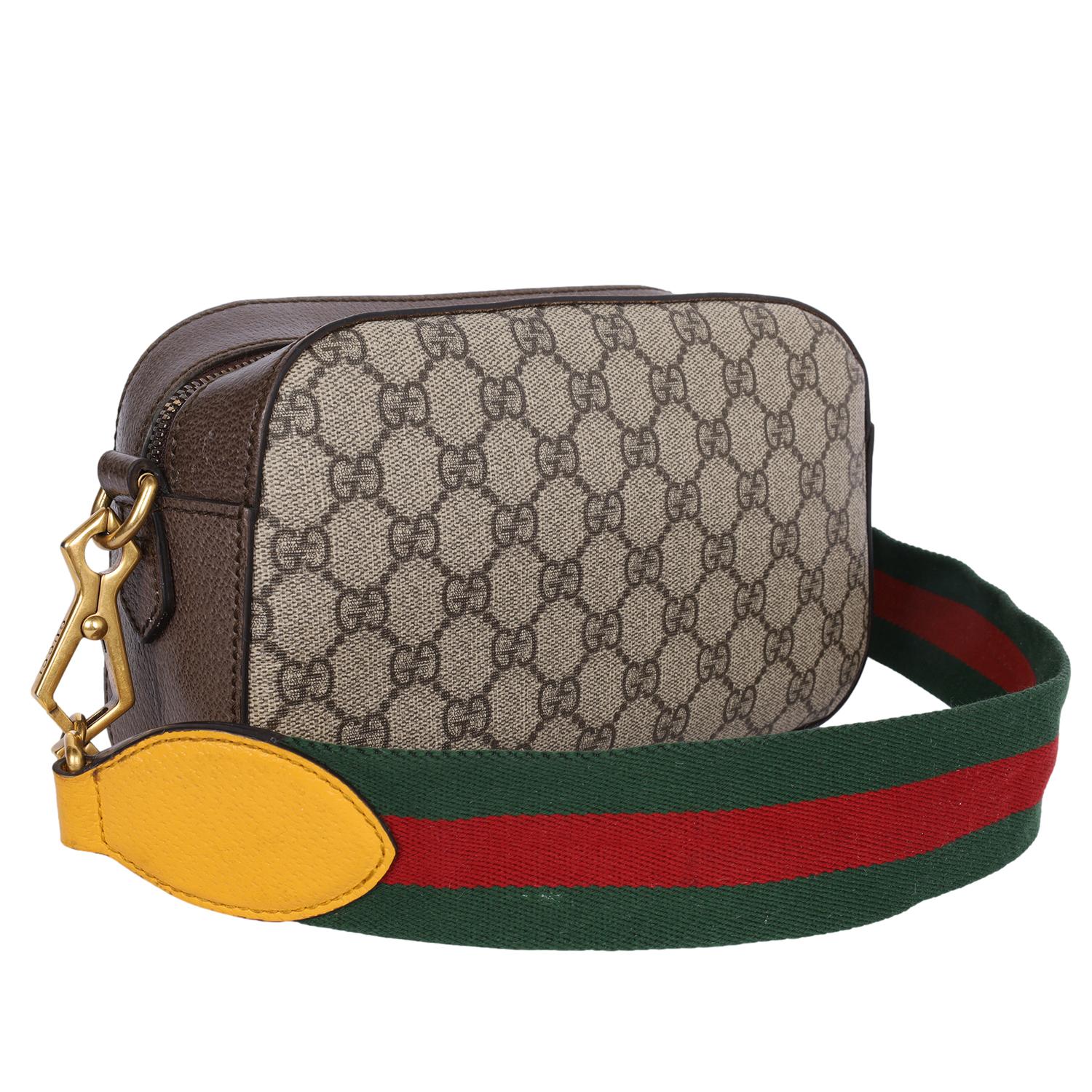 Gucci GG Supreme Monogram Web Neo Vintage Crossbody Bag 4