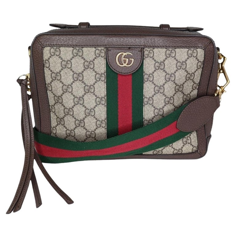 Gucci GG Supreme Small Ophidia Messenger Bag - Neutrals Crossbody Bags,  Handbags - GUC1362328