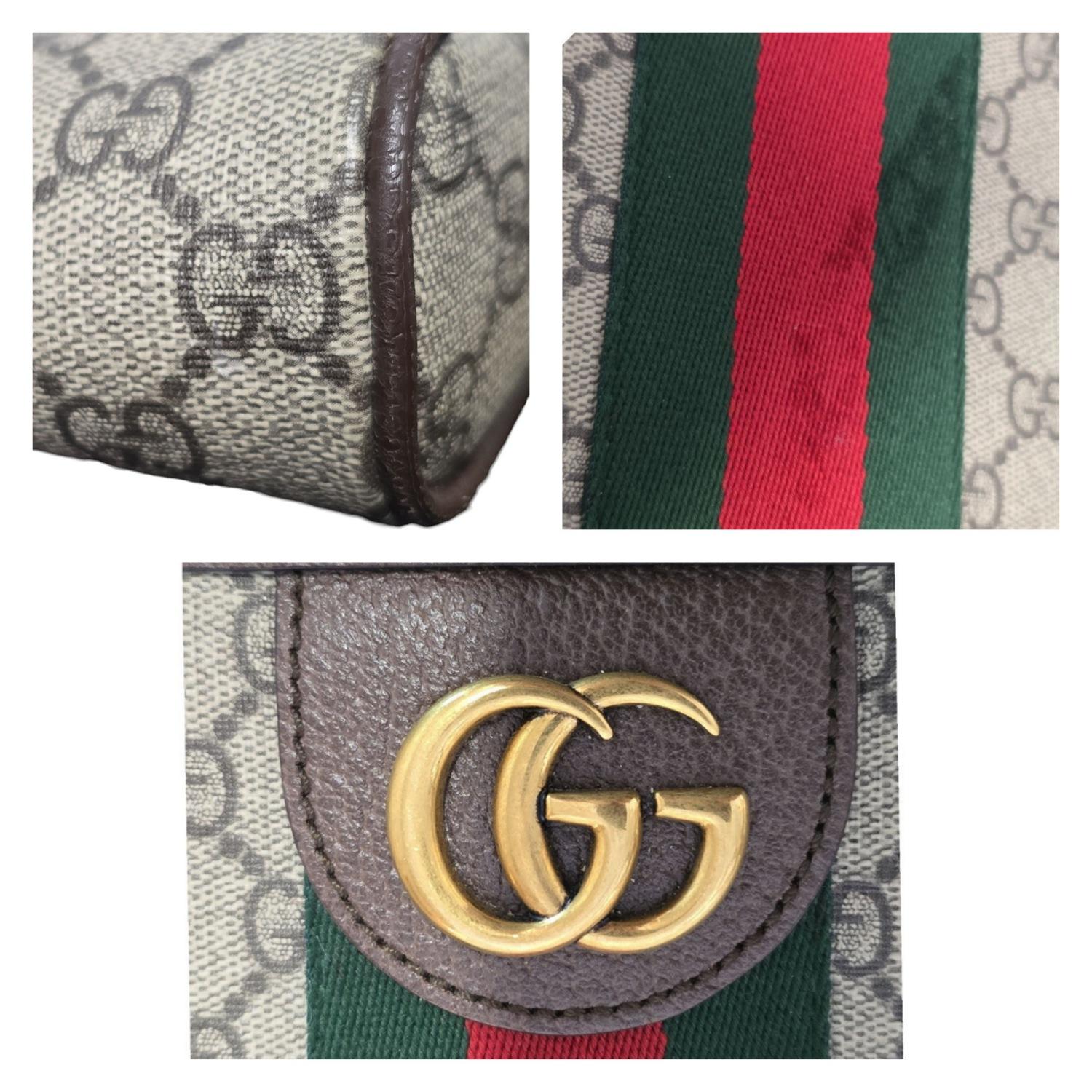 Gucci GG Supreme Monogram Web Small Ophidia Messenger Bag en vente 5