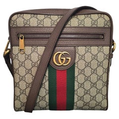 Gucci GG Supreme Monogram Web Small Ophidia Messenger Bag