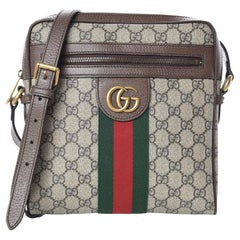 Gucci GG Supreme Monogramm Web Ophidia Messenger-Tasche