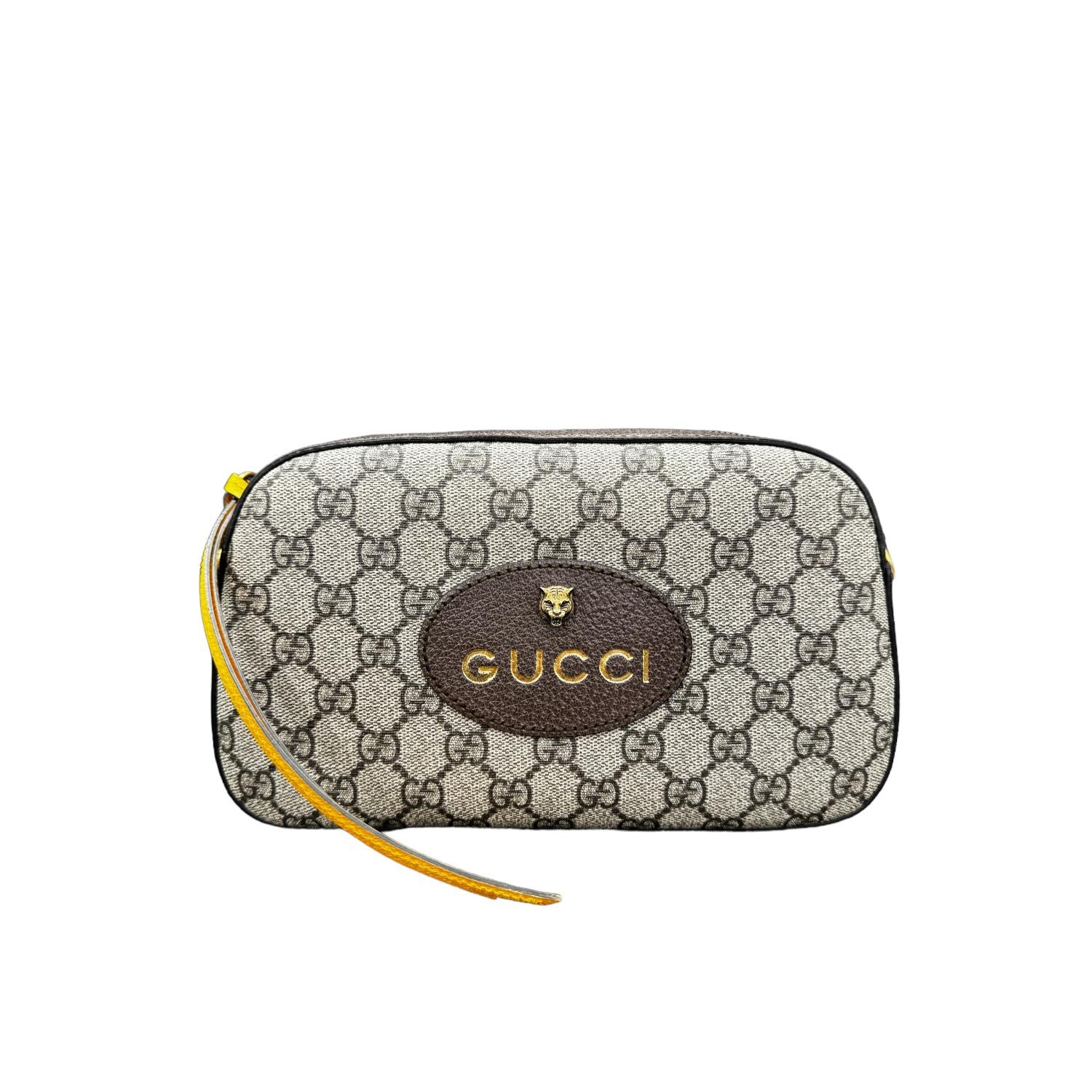 Brown Gucci GG Supreme Neo Vintage Messenger Bag
