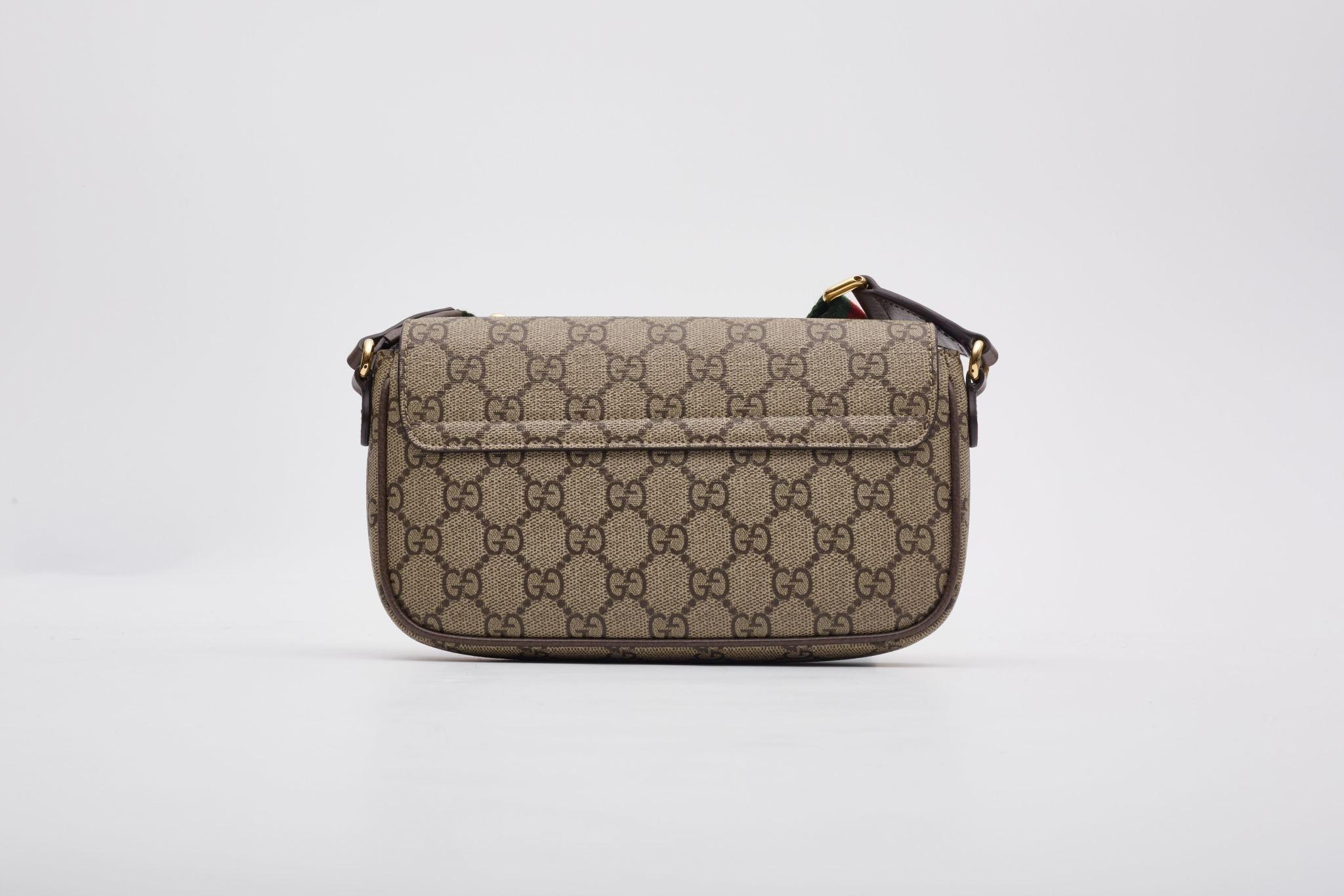 Gucci GG Supreme Ophidia Flap Bag Mini 1