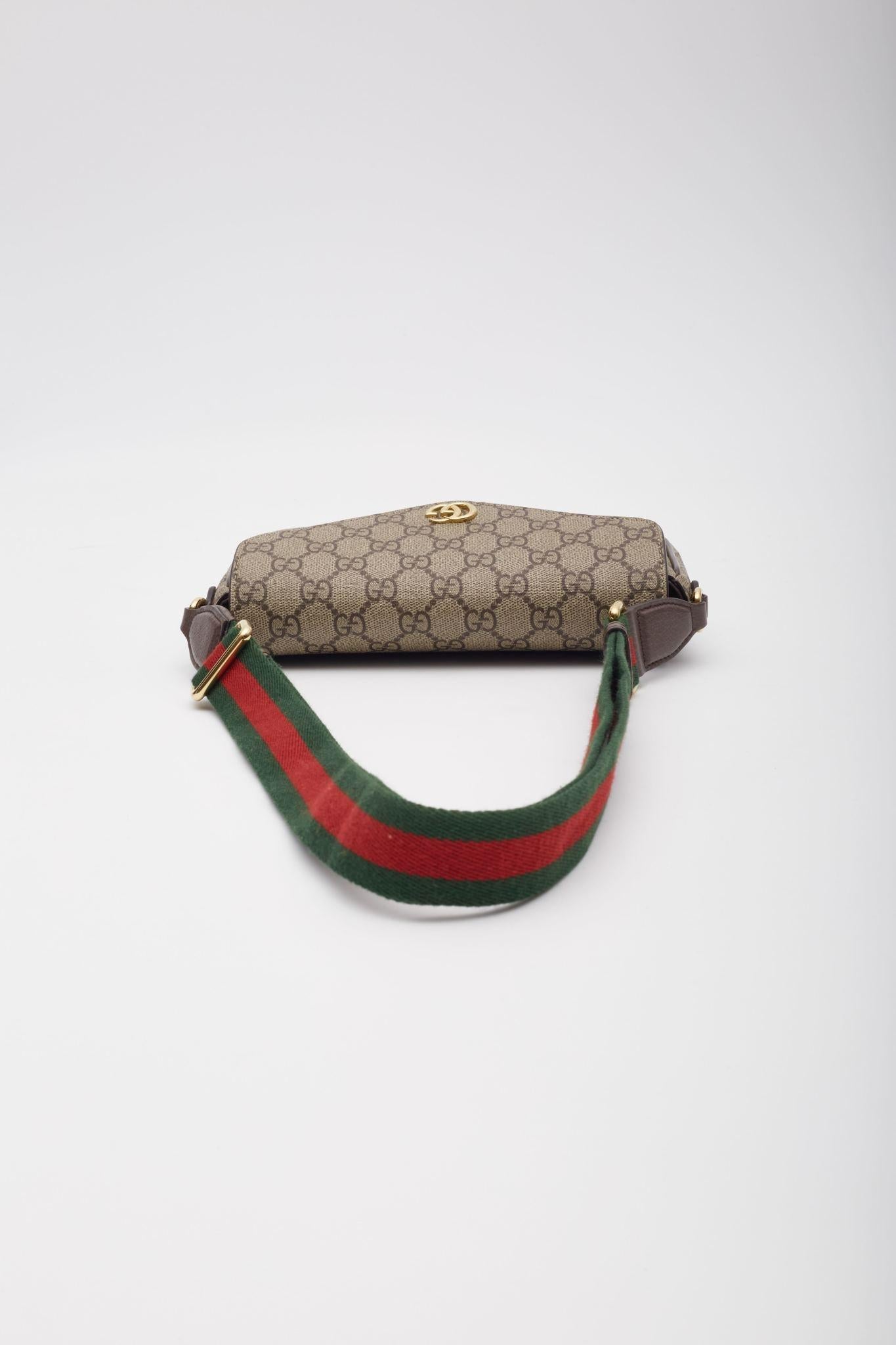 Gucci GG Supreme Ophidia Flap Bag Mini 2