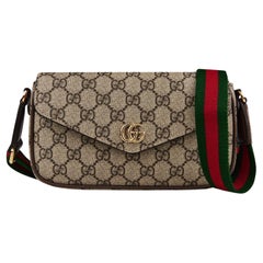 Gucci GG Supreme Ophidia Flap Bag Mini