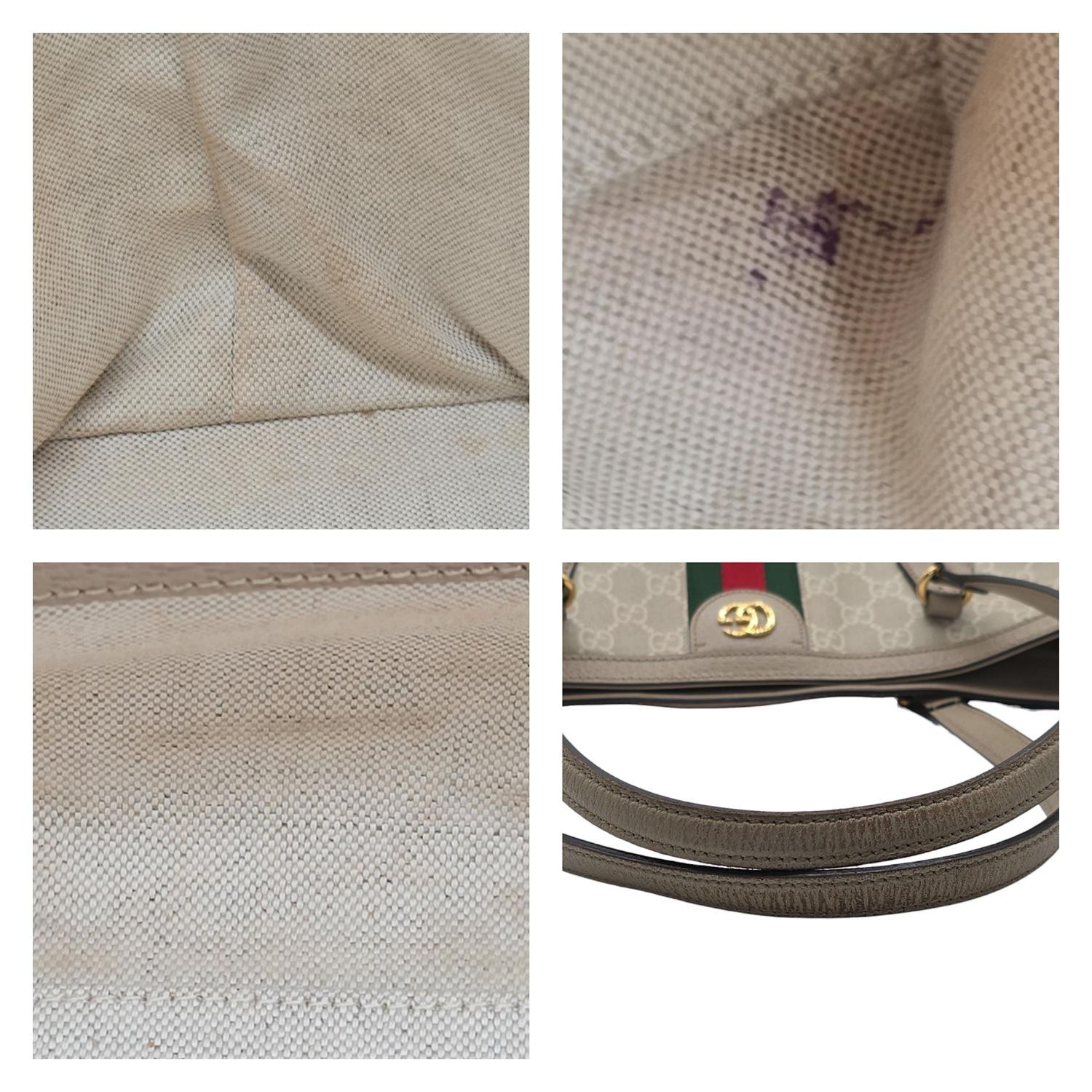Gucci GG Supreme Ophidia Large Tote Bag Oatmeal For Sale 3