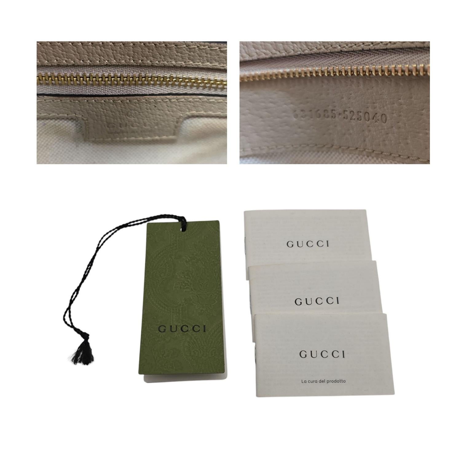 Gucci GG Supreme Ophidia Large Tote Bag Oatmeal For Sale 4