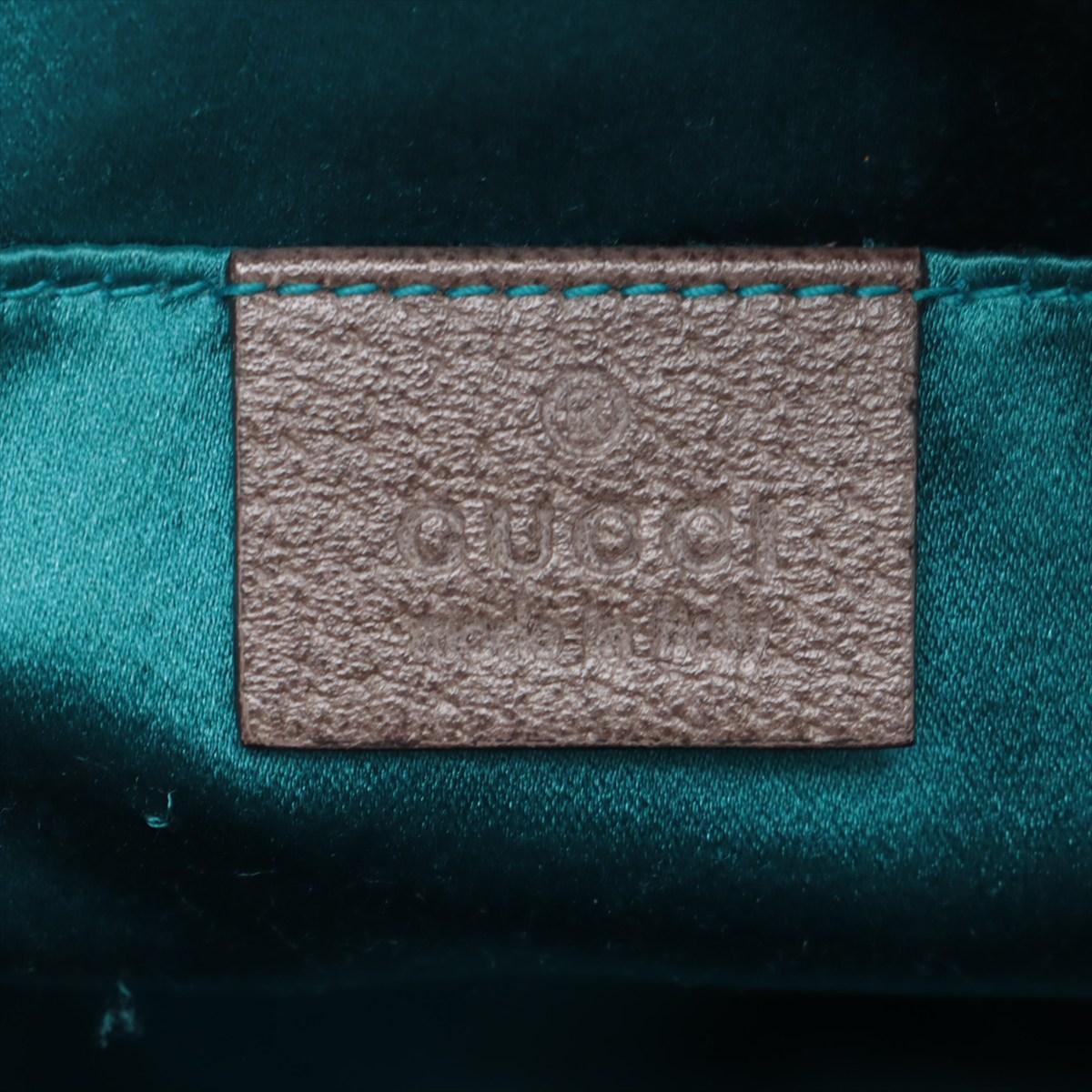 Gucci GG Supreme Ophidia Leather Shoulder Bag Beige 6
