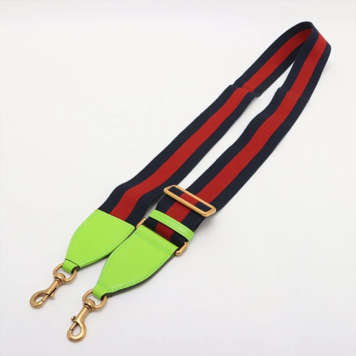 Gucci GG Supreme Ophidia - Borsa a tracolla in pelle Beige x Verde Neon in vendita 2