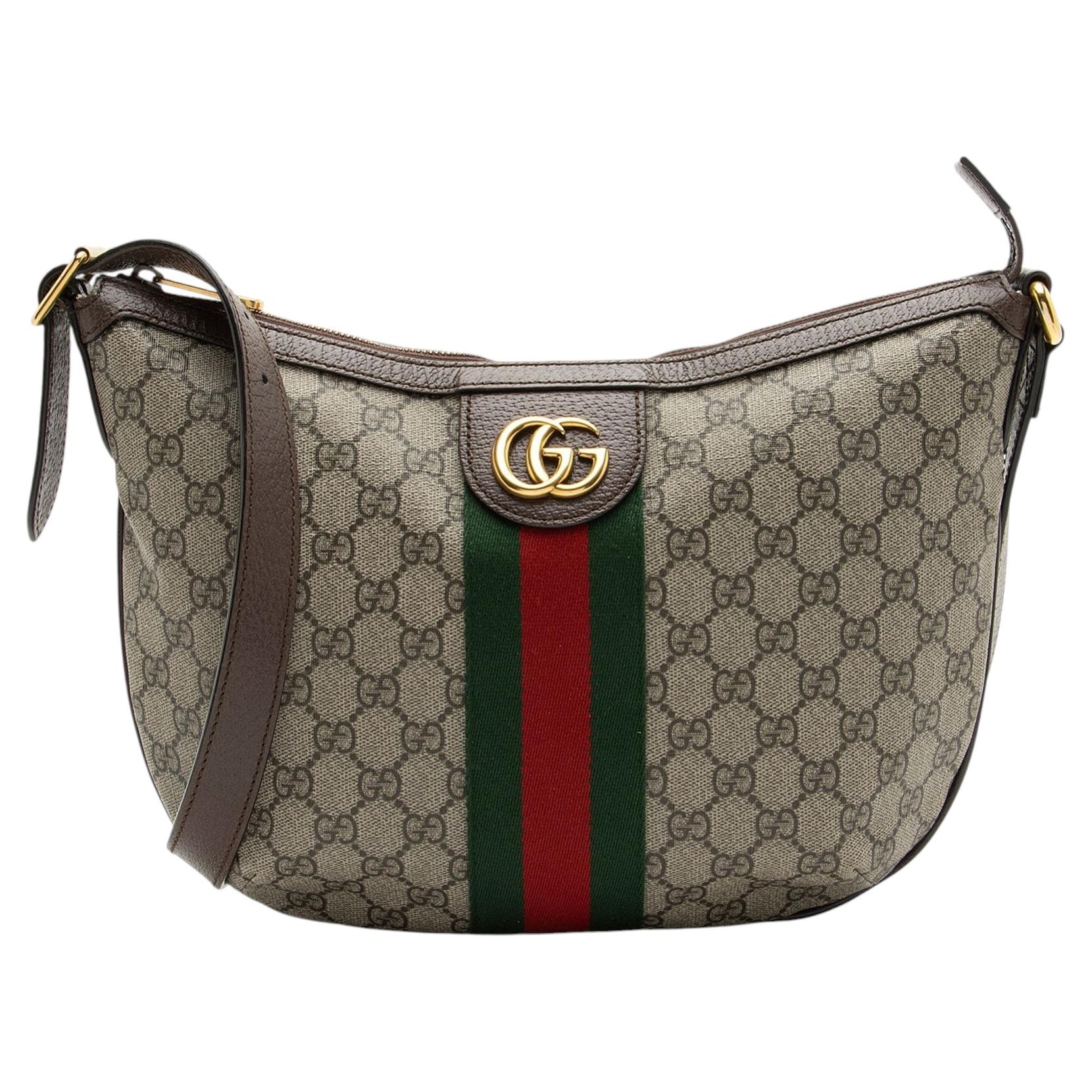 Gucci GG Supreme Ophidia Medium Shoulder Bag