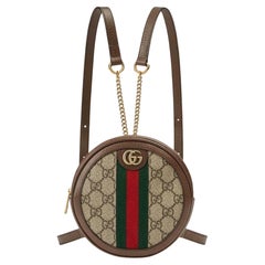 Gucci GG Supreme Ophidia Round Mini Backpack (598667)