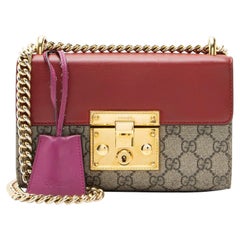 Gucci GG Supreme Padlock Small Shoulder Bag
