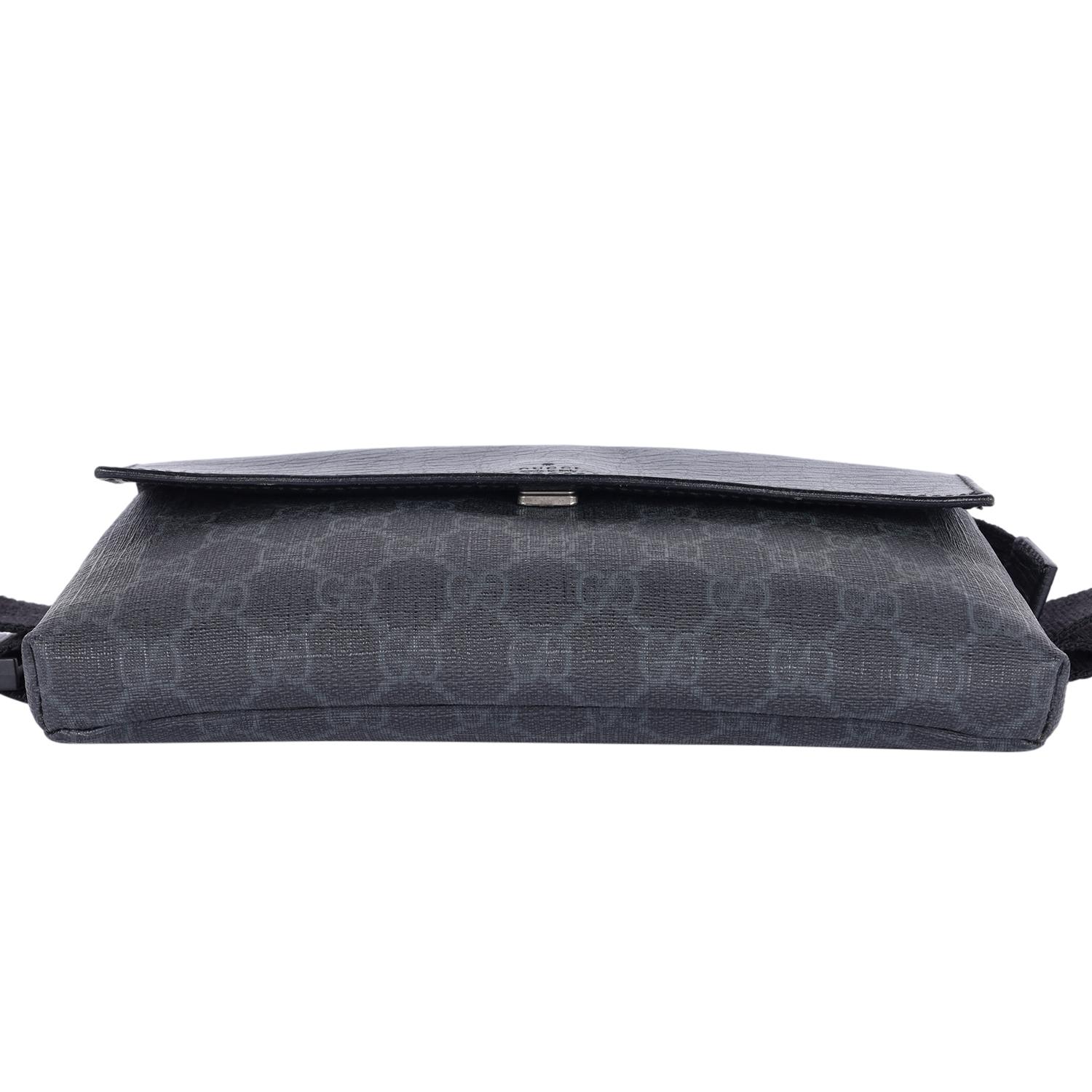Gucci GG Supreme Pocket Waist Pouch Black 4