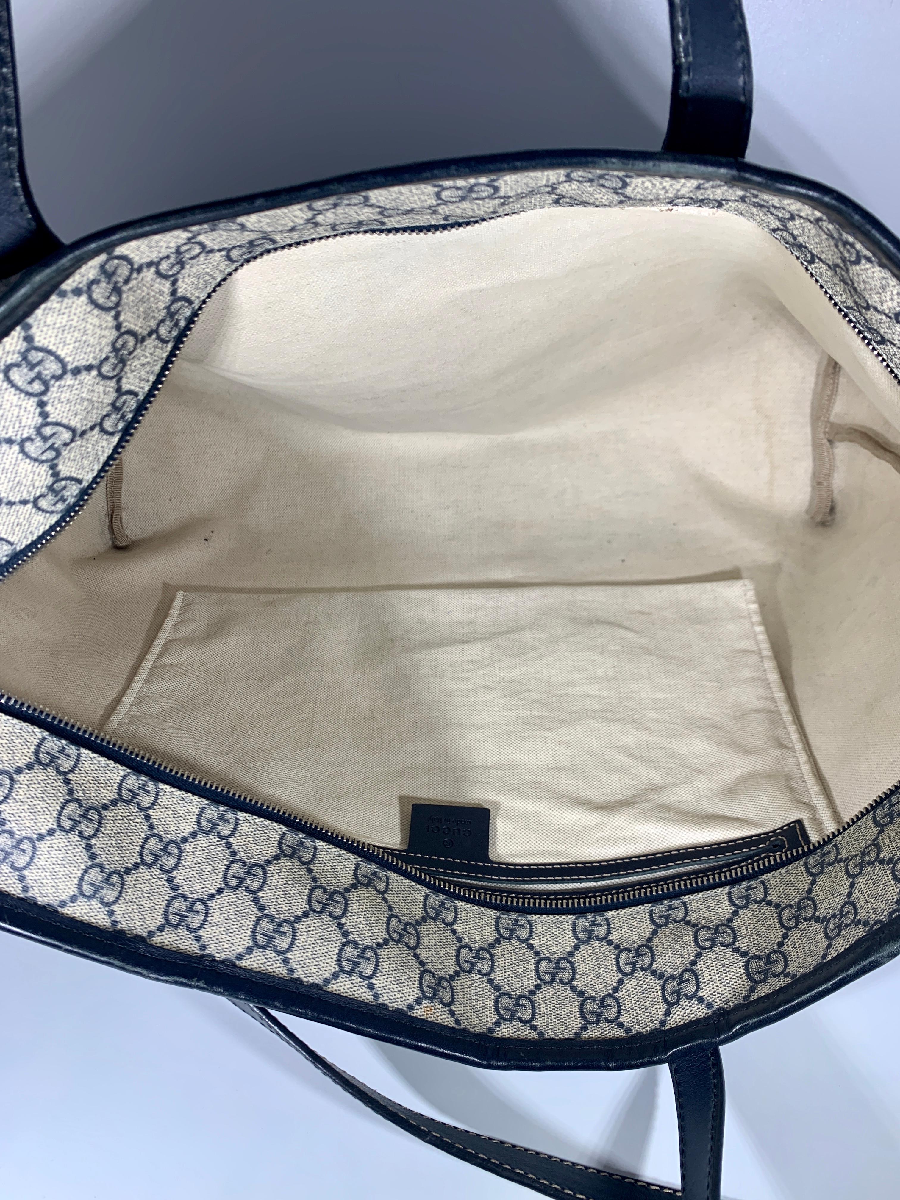 linea a large gg supreme canvas hobo bag