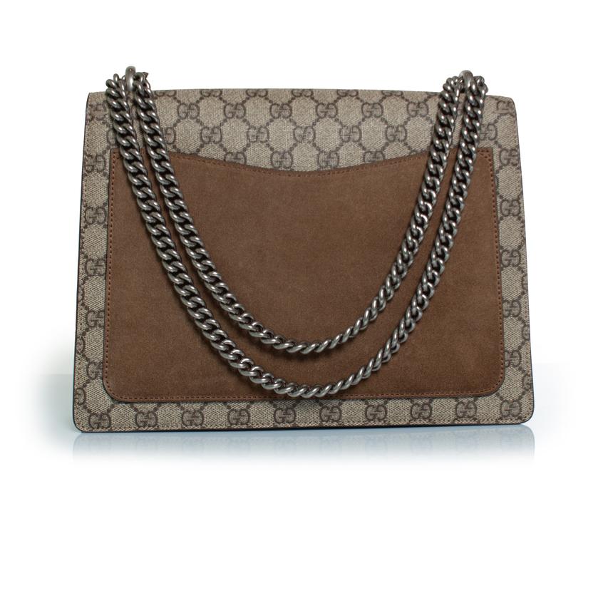 Gris Gucci, GG supreme sac Dionysus en vente