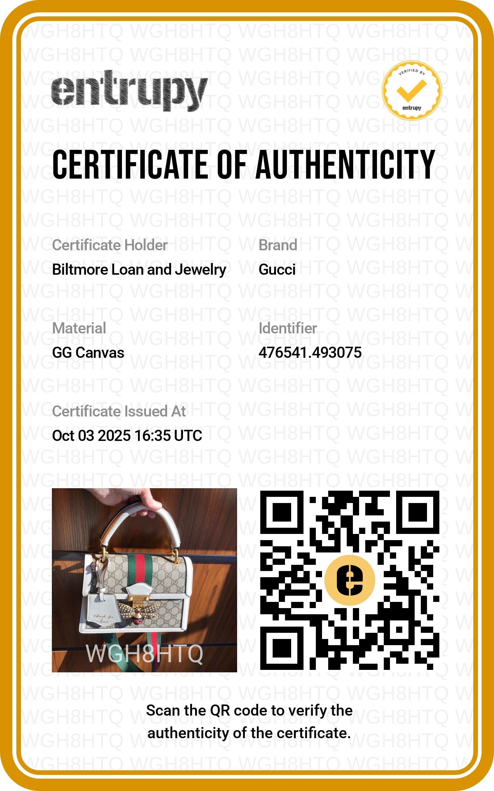 Gucci GG Supreme Small Queen Margaret Top Handle Bag en vente 7