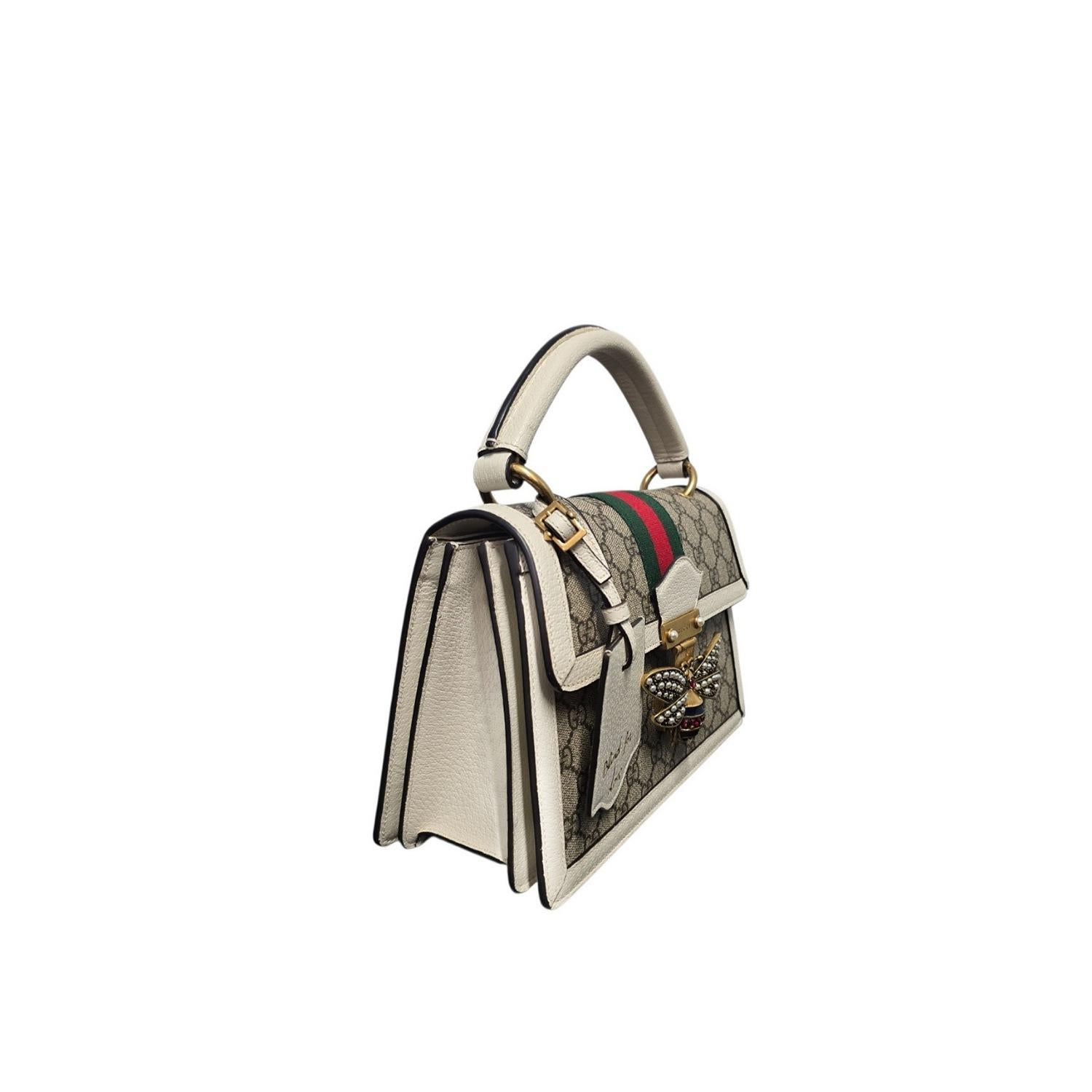 Gucci GG Supreme Small Queen Margaret Top Handle Bag Bon état - En vente à Scottsdale, AZ