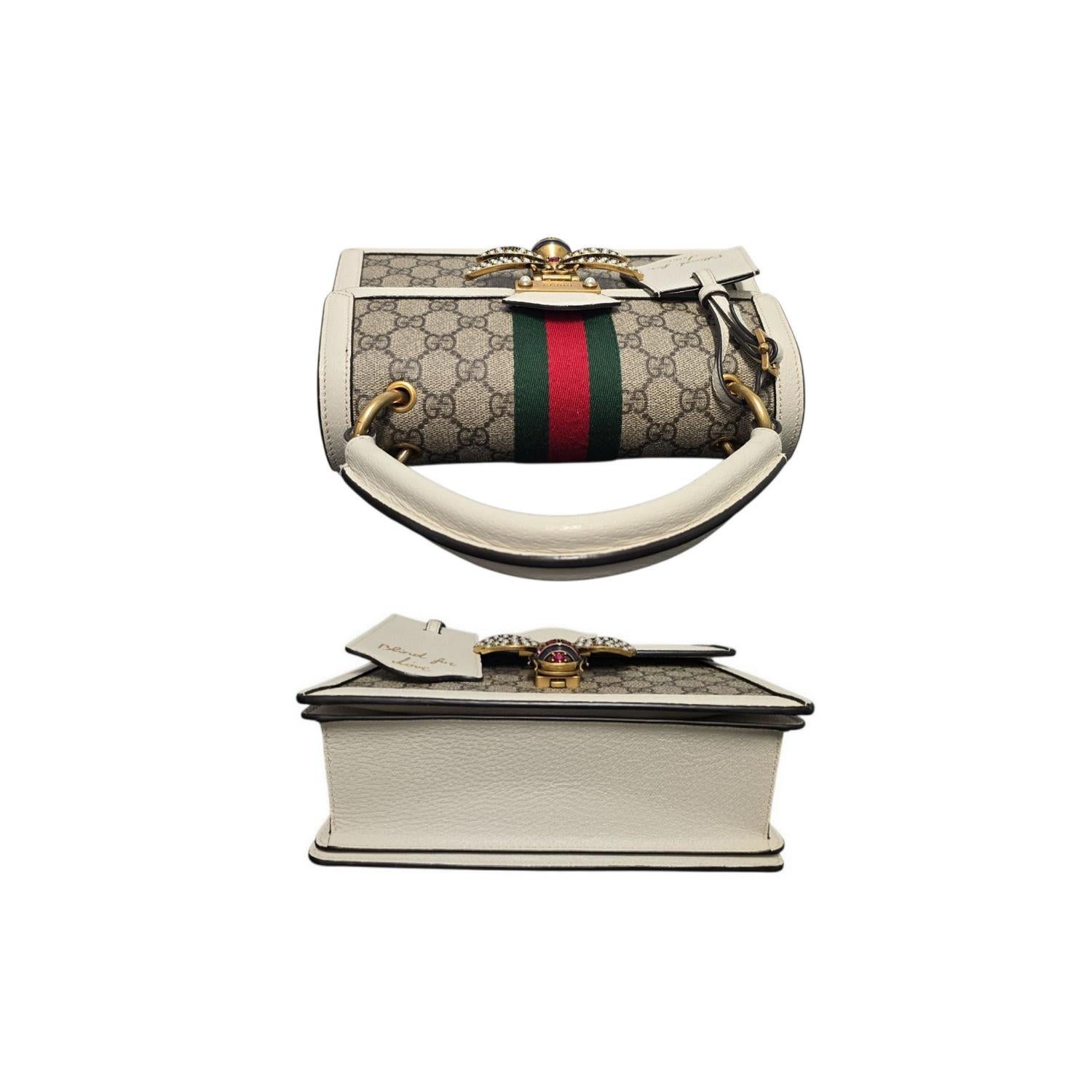 Gucci GG Supreme Small Queen Margaret Top Handle Bag en vente 1