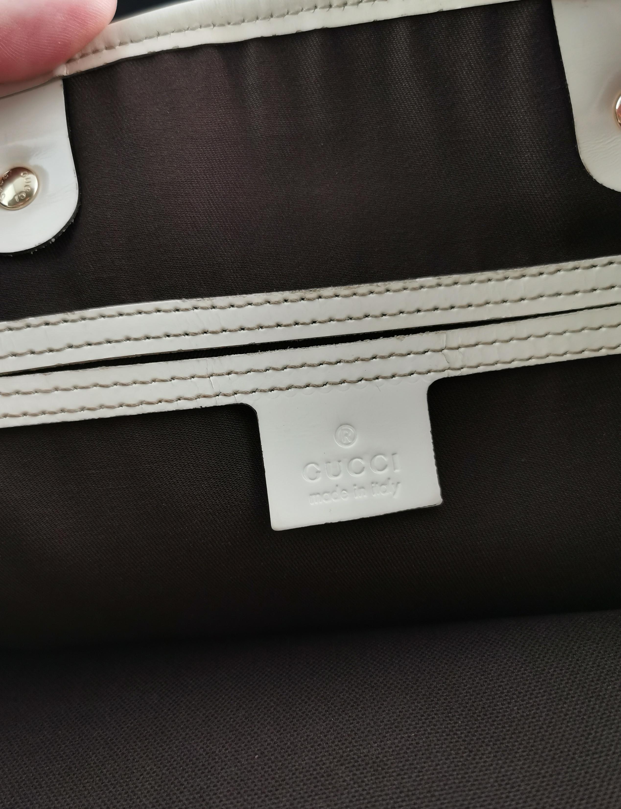 Gucci GG supreme tote bag, canvas, Monogrammed  For Sale 10