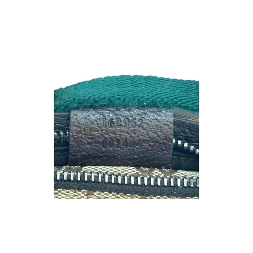 Gucci GG Supreme Web Strap Beige Marsupio a doppia tasca in vendita 5