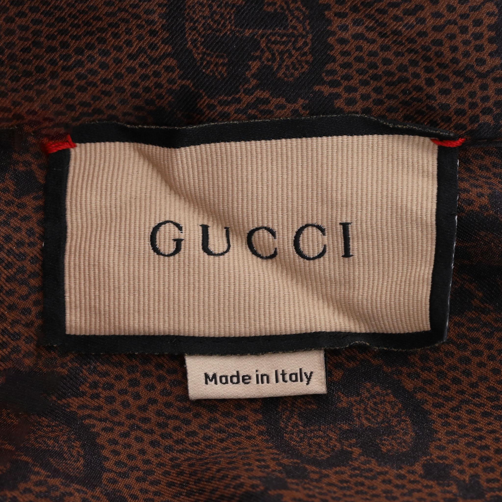 Women's Gucci GG Supreme Web Stripe Silk-Twill Jacket For Sale