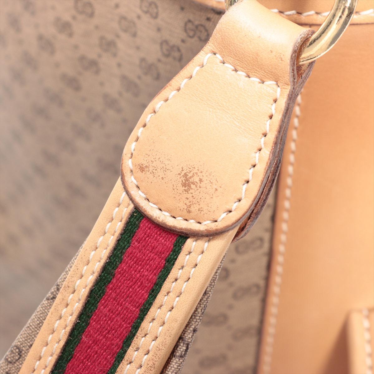 Gucci GG Vintage Supreme Borsa da Golf in Pelle Beige *Estremamente Raro! Collection'S 6