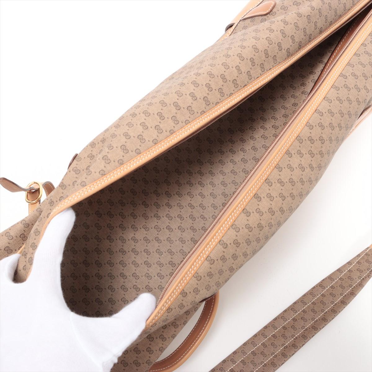 Gucci GG Vintage Supreme Borsa da Golf in Pelle Beige *Estremamente Raro! Collection'S 10