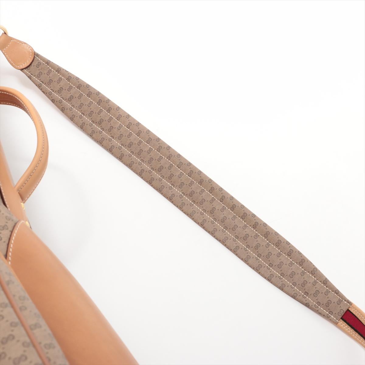 Gucci GG Vintage Supreme Borsa da Golf in Pelle Beige *Estremamente Raro! Collection'S 1