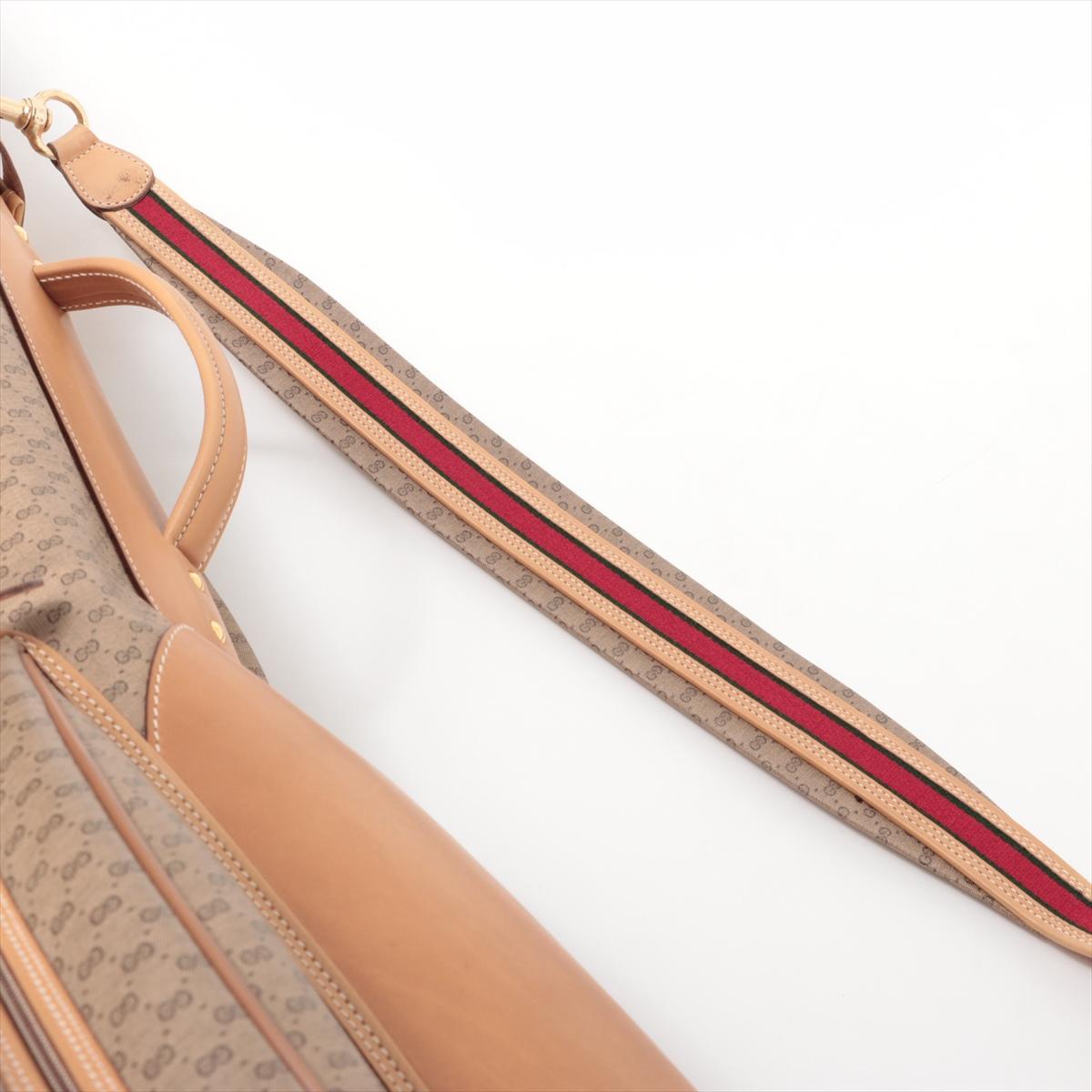 Gucci GG Vintage Supreme Borsa da Golf in Pelle Beige *Estremamente Raro! Collection'S 2