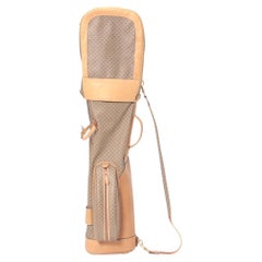 Gucci GG Vintage Supreme Borsa da Golf in Pelle Beige *Estremamente Raro! Collection'S
