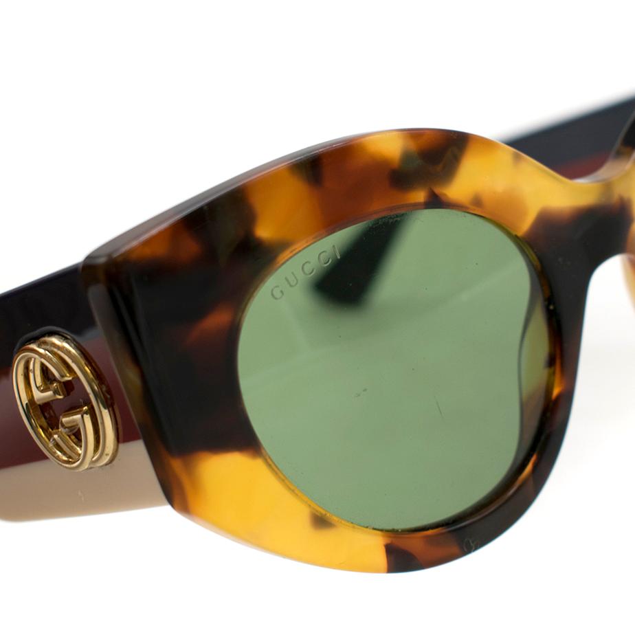 Gucci GG0275S Havana Sunglasses In Good Condition In London, GB