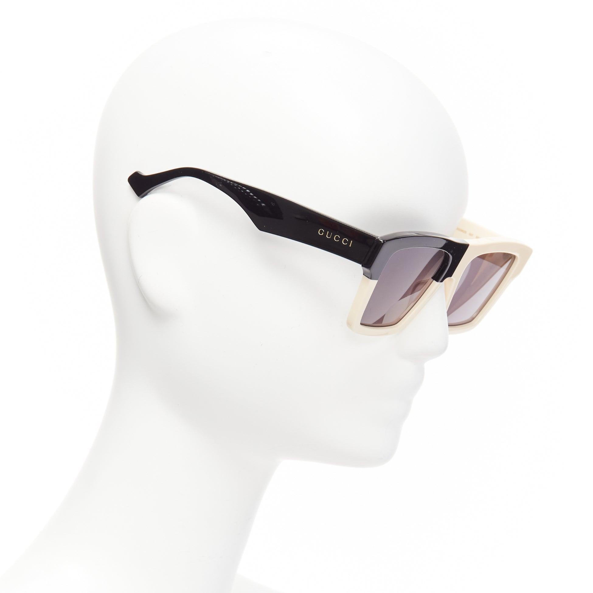 Gucci GG0962S occhiali da sole neri crema GG cruella bicolore forma quadrata
Riferimento: TGAS/D01051
Marchio: Gucci
Designer: A. Michel
Model No: GG0962S
Materiale: Acetato
Colore: Nero, Crema
Modello: Tinta unita
Fodera: Acetato crema
Dettagli