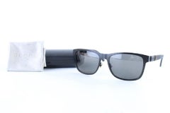 Gucci GG2247 Perofrated schwarze Web-Sonnenbrille für Herren Unisex 3GR0126