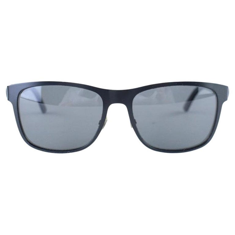 Gucci GG2247 Perofrated Black Web Sunglasses Men's Unisex 3GR0126 at ...