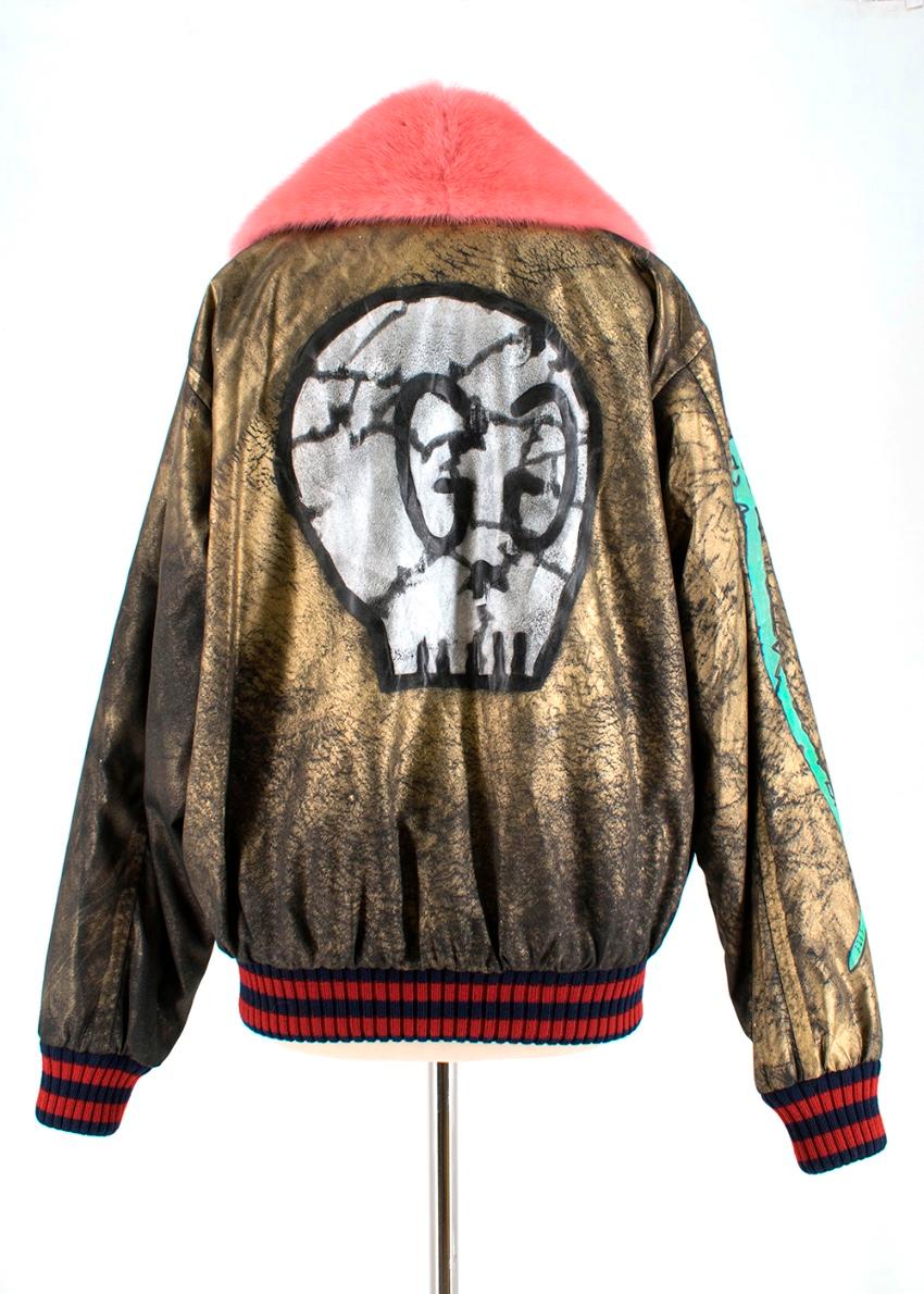 gucci ghost bomber